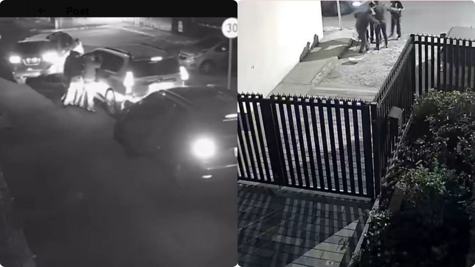 Aunque Prada evitó el asalto, su acompañante fue despojado se sus pertenencias - crédito @ALVAROHPRADA / X