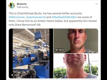 El acosador de Drew Barrymore