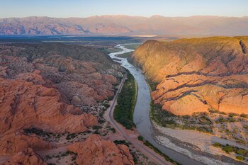 Vista aérea de la Ruta