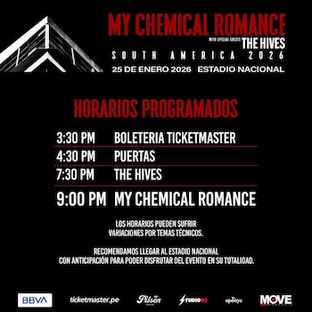 My Chemical Romance en Lima: