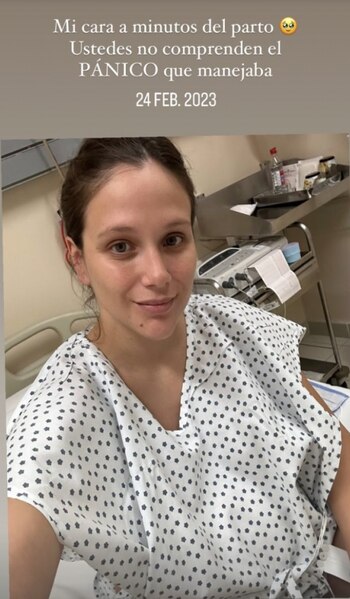 Barbie Vélez, instantes antes de