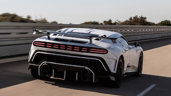 El Centodieci en la pista