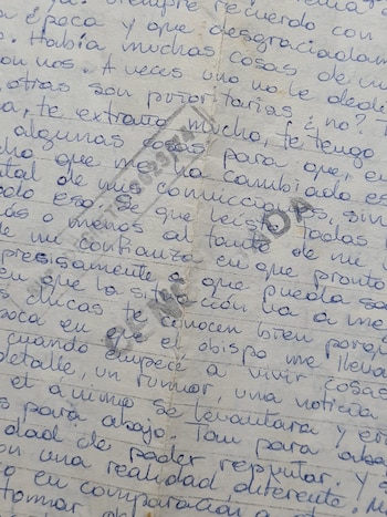 Una carta enviada desde la