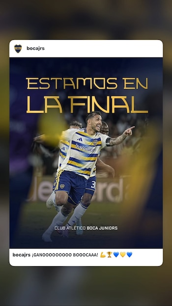 Los posteos de Camila Galante, la esposa de Leandro Paredes, tras la clasificación de Boca a la final de la Copa Sudamericana