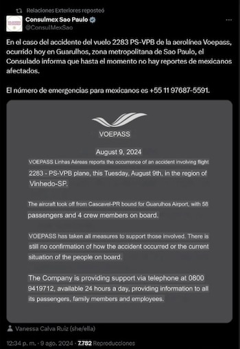 La SRE descartó que haya