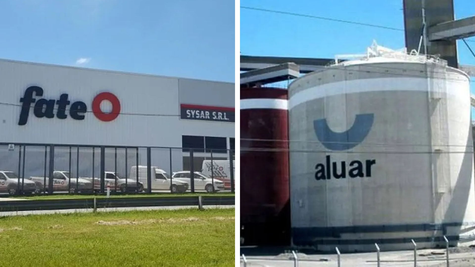 Instalaciones de Fate, empresa productora de neumáticos, y silos de Aluar, compañía líder en aluminio. ( bertolotti.luciano@, Andrés Sanguinetti)