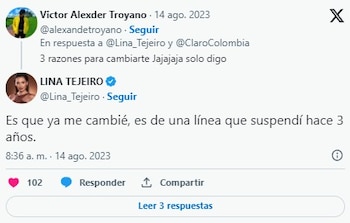 Hace tres años que le