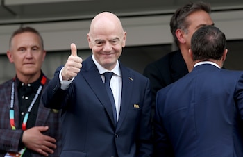 Gianni Infantino felicitó a Colombia por la victoria ante Uzbekistán y destacó la dificultad del partido en un mensaje publicado en Instagram - crédito Chris Torres/EPA/EFE