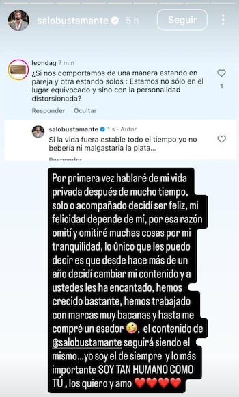 El famoso no confirma ni