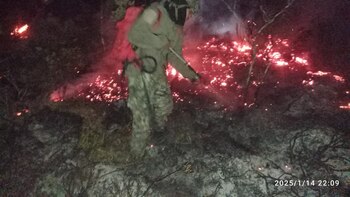 Incendio en el parque Nacional