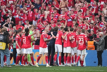 La celebración de Silkeborg tras