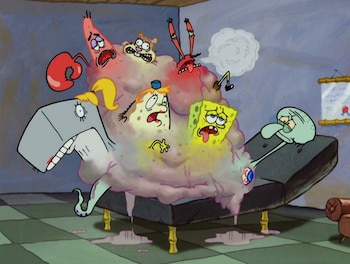 Bob Esponja - Patricio Estrella - memes - internet - tecnología - 18 de agosto