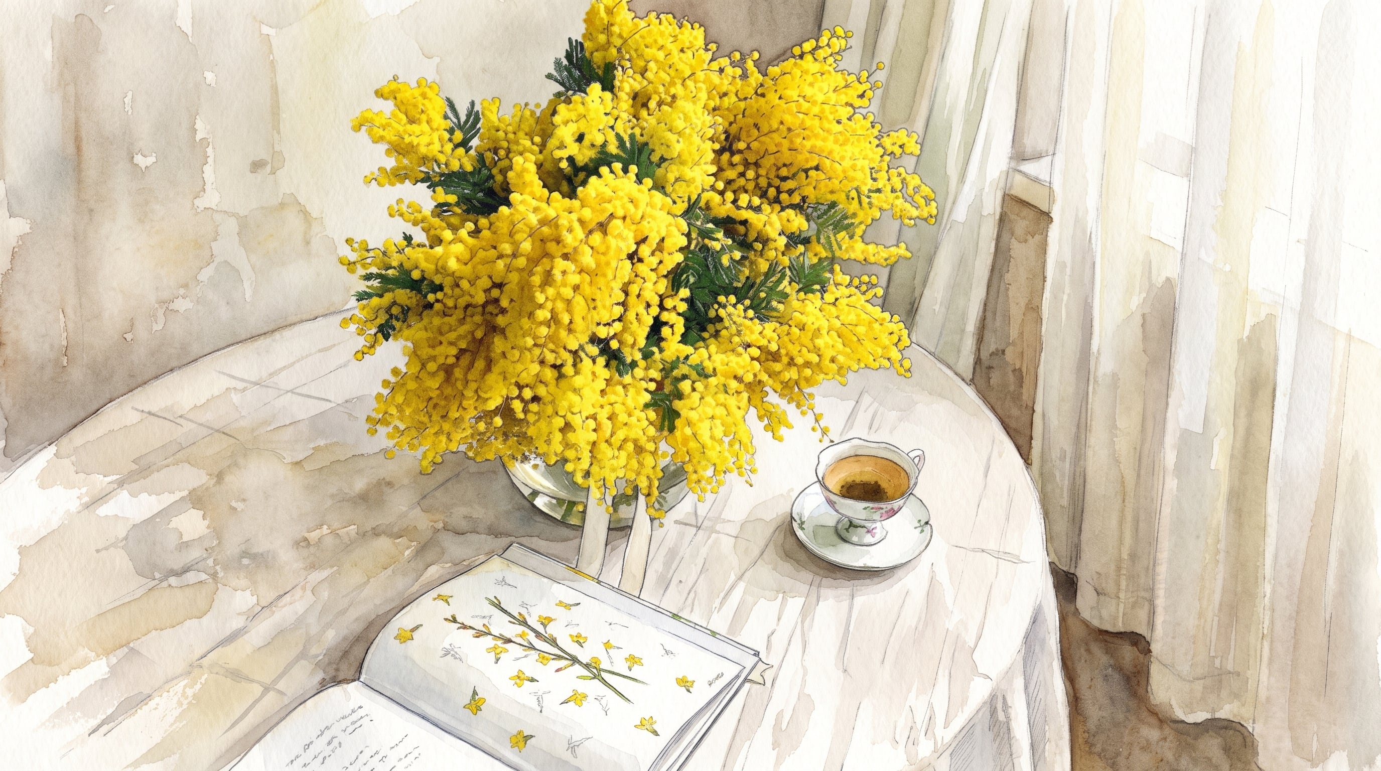 La mimosa ornamental corresponde a la especie Acacia dealbata. (Imagen Ilustrativa Infobae)