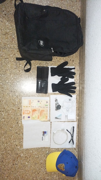 Los objetos que les secuestraron