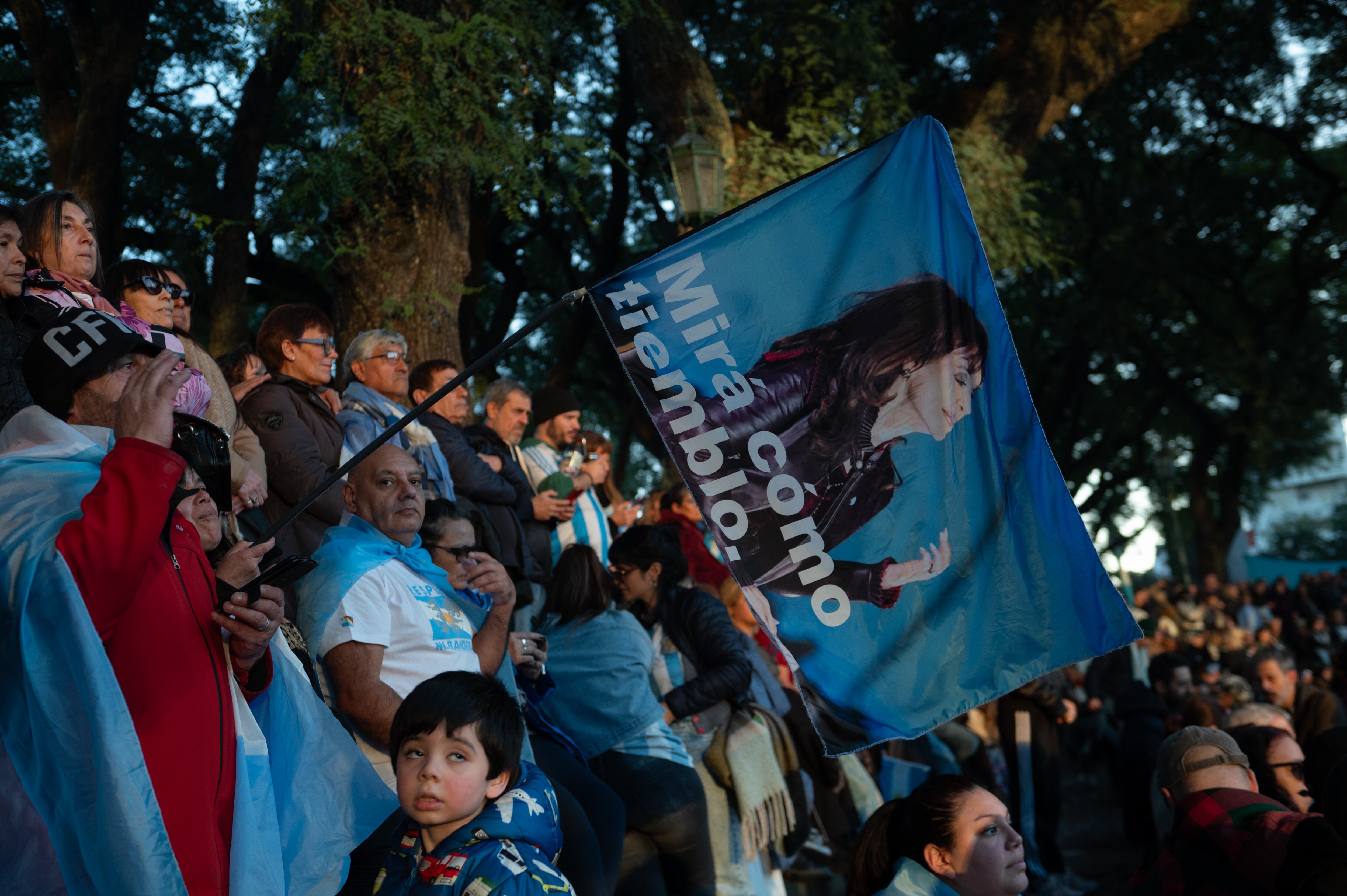 La ex presidenta criticó las pocas obras públicas por parte del gobierno de Milei