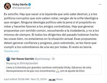 La exdirectora de Semana señaló