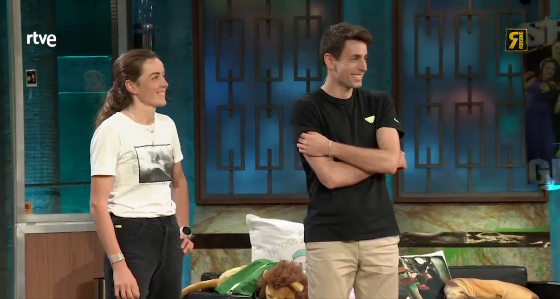 Los esquiadores Ana Alonso y Oriol Cardona en