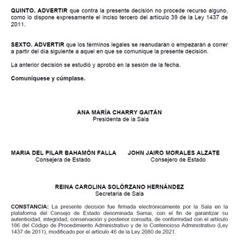 - crédito Consejo de Estado