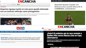 Reacción de prensa chile tras