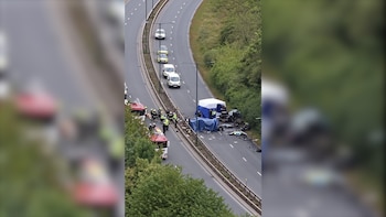 Trágico accidente en Inglaterra: siete muertos tras un choque entre un patrullero policial y un auto cerca de Middlesbrough