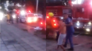 Fuerte explosión en local comercial