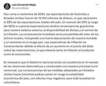 Luis Fernando Mejía, director ejecutivo