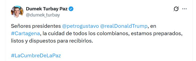 - crédito @dumek_turbay/X