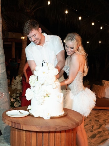 La boda de MrBeast y Thea Booysen