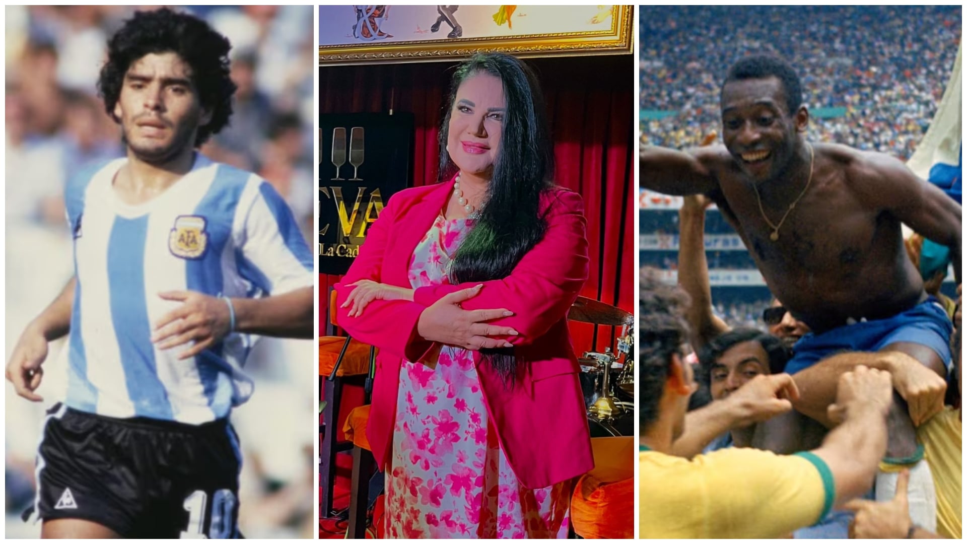 Alejandra Ávalos revela insólitos detalles de sus encuentros con Maradona y Pelé Alejandra Ávalos revela insólitos detalles de sus encuentros con Maradona y Pelé