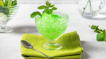 El sorbete de pepino es un postre delicioso y fácil de hacer. (Shutterstock España)