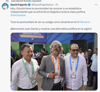 David Fajardo le dio la