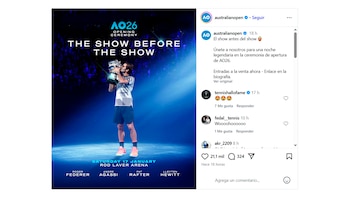 El anuncio de la exhibición