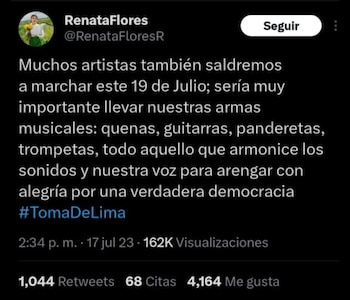 Artistas se pronuncian por la