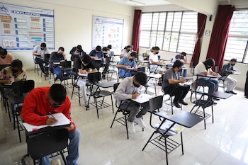 Postulantes rindieron el examen de