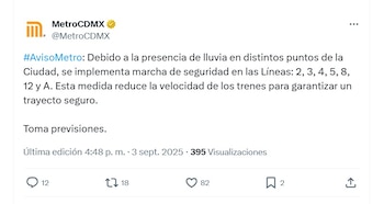 (X/ @MetroCDMX)