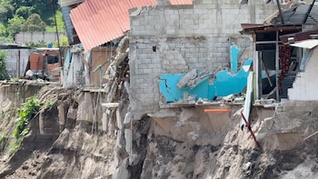 Tabla sobre el estado de fuerza de la CONRED en San Miguel Petapa, Guatemala, con un recuento total de 210 elementos institucionales