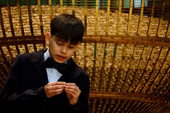 Un niño de San Ildefonso