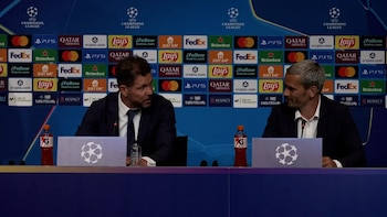 El emotivo discurso del Cholo Simeone dedicado a Griezmann antes de su despedida del Atlético de Madrid: “Te considero un amigo”