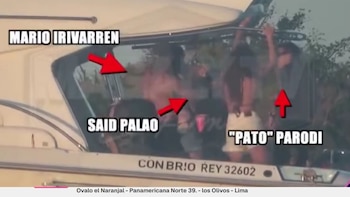 El programa Magaly TV La Firme generó expetativa con imagenes de la fiesta de Mario Irivarren y Said Palao con mujeres en Argentina. Captura: ATV