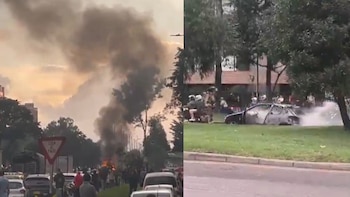 Videos muestran cómo se incendió