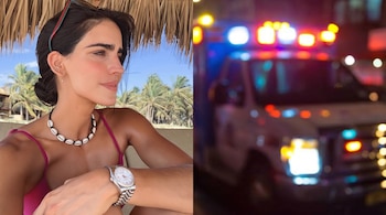 La actriz Bárbara de Regil recibió atención médica de emergencia luego de beber cloro por accidente al pensar que era agua