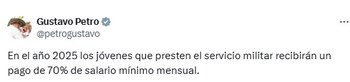 El presidente Gustavo Petro confirmó