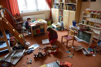 ARCHIVO - Los niños en