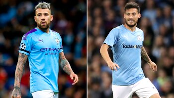 Otamendi y David Silva siguieron