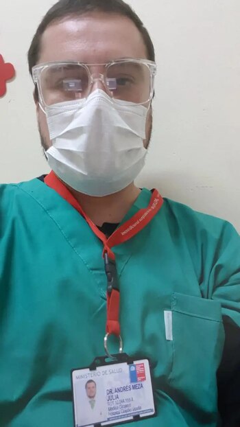 Doctor Meza, ingresó al hospital