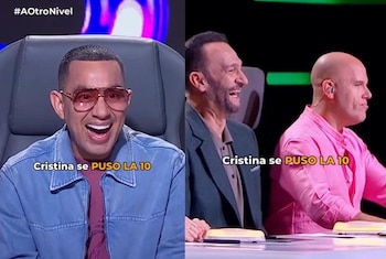 Los miembros del jurado de 'A Otro Nivel' quedaron fascinados con la destreza de Hurtado con el balón - crédito @crisshurtado/Instagram