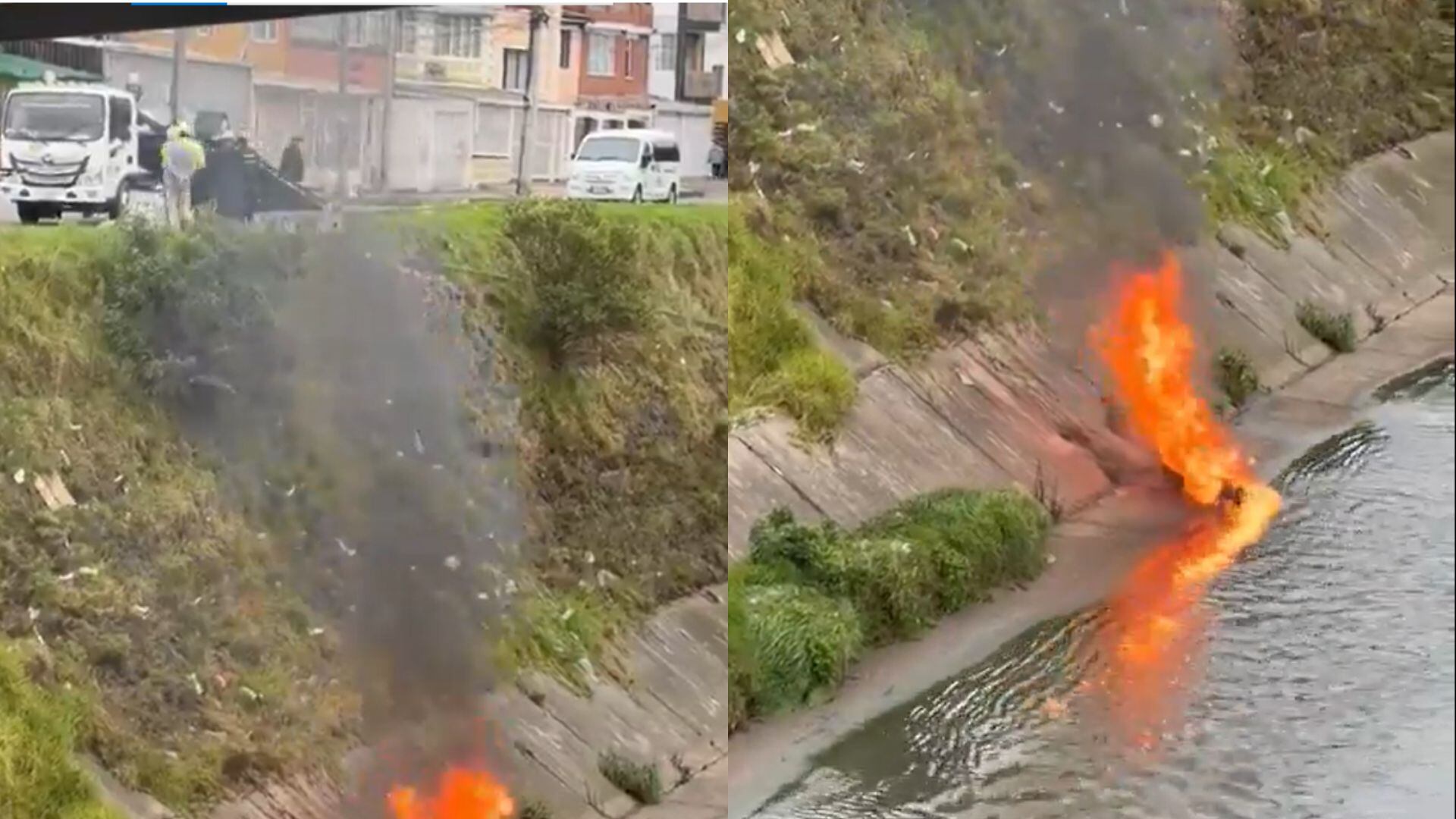 Hombre en Bogotá quemó su moto con tal de evitar tres comparendos de tránsito
