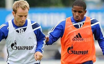 Jefferson Farfán en un entrenamiento