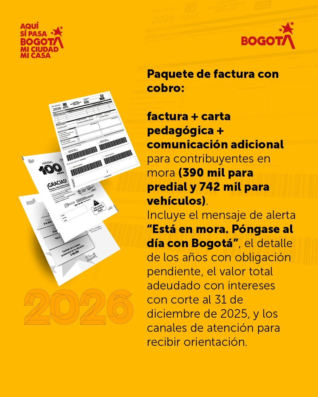 La SDH recomienda usar exclusivamente el portal oficial www.haciendabogota.gov.co para pagar el impuesto predial y evitar fraudes en Bogotá - crédito @HaciendaBogota/X