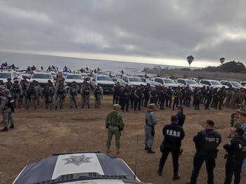 Despliegan más de mil elementos policiales para encontrar a empresario secuestrado en parque turístico de Baja California. Cortesía.